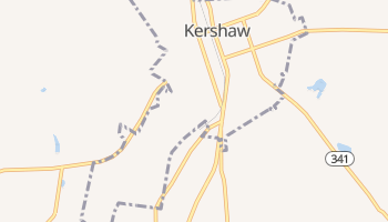 Kershaw, South Carolina map