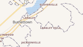 Langley, South Carolina map