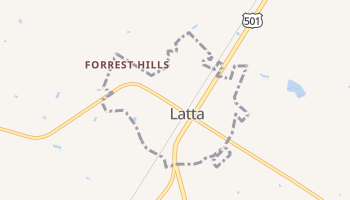 Latta, South Carolina map