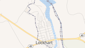 Lockhart, South Carolina map