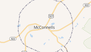 McConnells, South Carolina map
