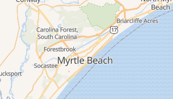 Myrtle Beach, South Carolina map