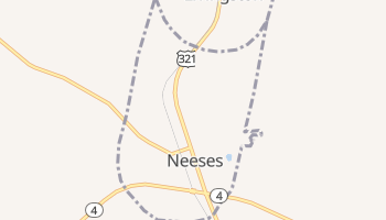 Neeses, South Carolina map