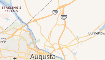 North Augusta, South Carolina map