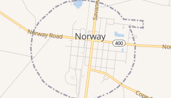 Norway, South Carolina map