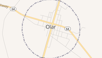 Olar, South Carolina map