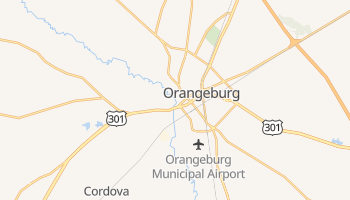 Orangeburg, South Carolina map
