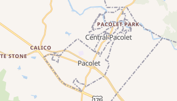 Pacolet, South Carolina map