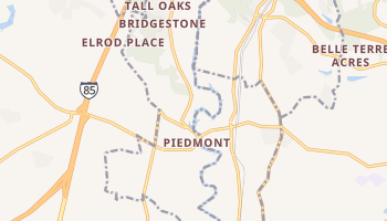 Piedmont, South Carolina map