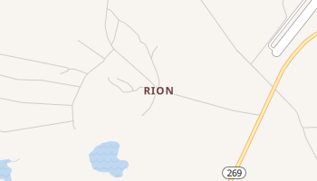 Rion, South Carolina map