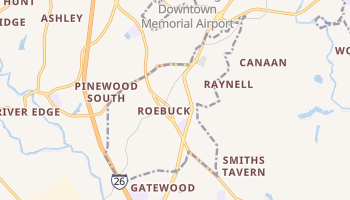 Roebuck, South Carolina map