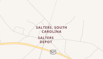 Salters, South Carolina map