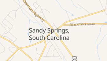 Sandy Springs, South Carolina map