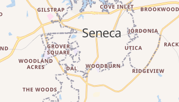 Seneca, South Carolina map