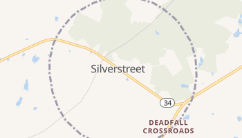 Silverstreet, South Carolina map