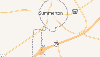 Summerton, South Carolina map