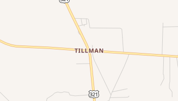 Tillman, South Carolina map