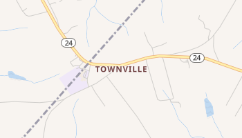 Townville, South Carolina map