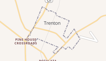 Trenton, South Carolina map