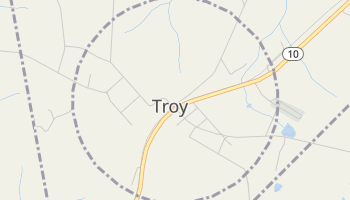 Troy, South Carolina map