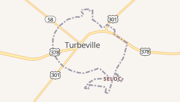 Turbeville, South Carolina map