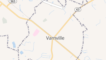 Varnville, South Carolina map