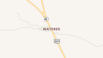 Wateree, South Carolina map