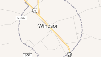 Windsor, South Carolina map