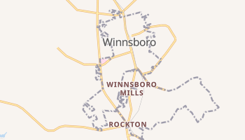 Winnsboro, South Carolina map