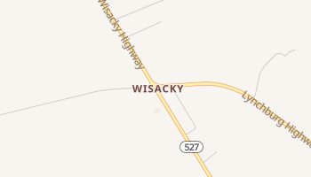 Wisacky, South Carolina map