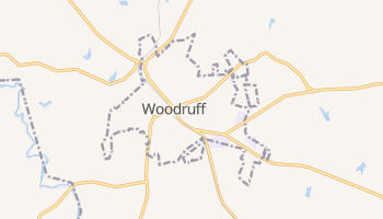 Woodruff, South Carolina map