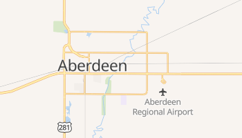 Aberdeen, South Dakota map