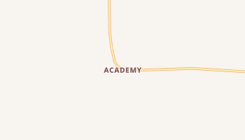 Academy, South Dakota map
