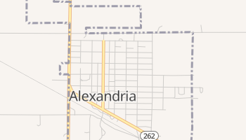 Alexandria, South Dakota map