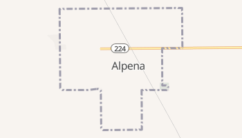 Alpena, South Dakota map