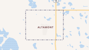 Altamont, South Dakota map