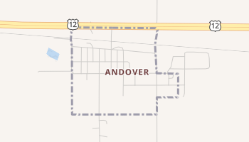 Andover, South Dakota map
