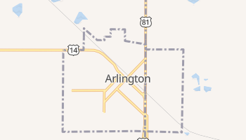 Arlington, South Dakota map