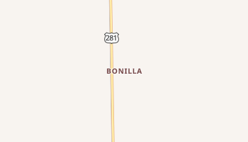 Bonilla, South Dakota map