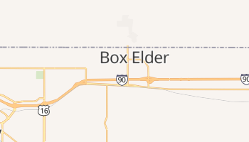 Box Elder, South Dakota map