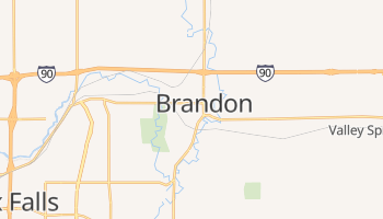 Brandon, South Dakota map