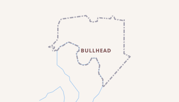 Bullhead, South Dakota map
