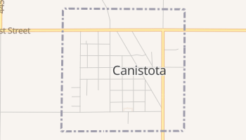 Canistota, South Dakota map