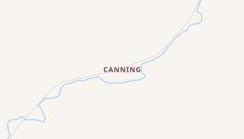 Canning, South Dakota map