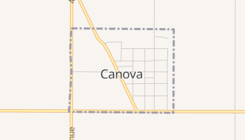 Canova, South Dakota map