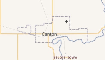Canton, South Dakota map