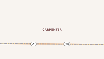 Carpenter, South Dakota map