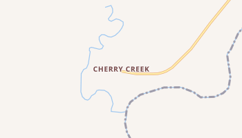 Cherry Creek, South Dakota map