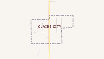 Claire City, South Dakota map
