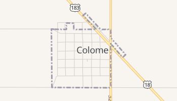 Colome, South Dakota map